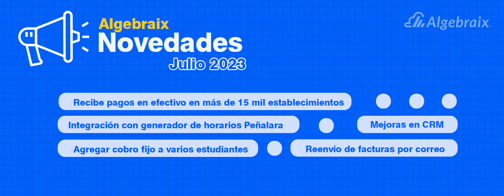 Recibe pagos en efectivo en establecimientos, horarios Peñalara, CRM, reenvío de facturas por correo