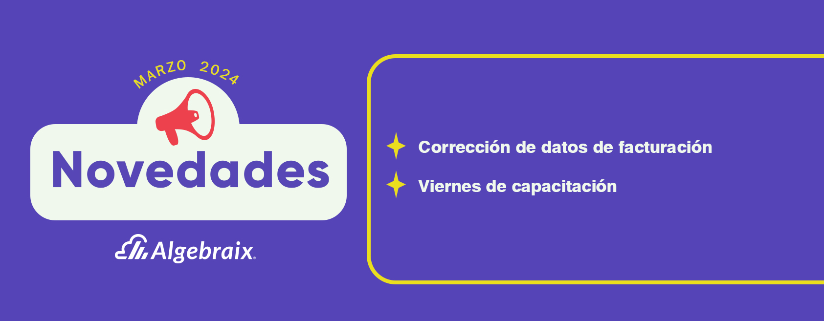 Corrección de datos de facturación y viernes de capacitación